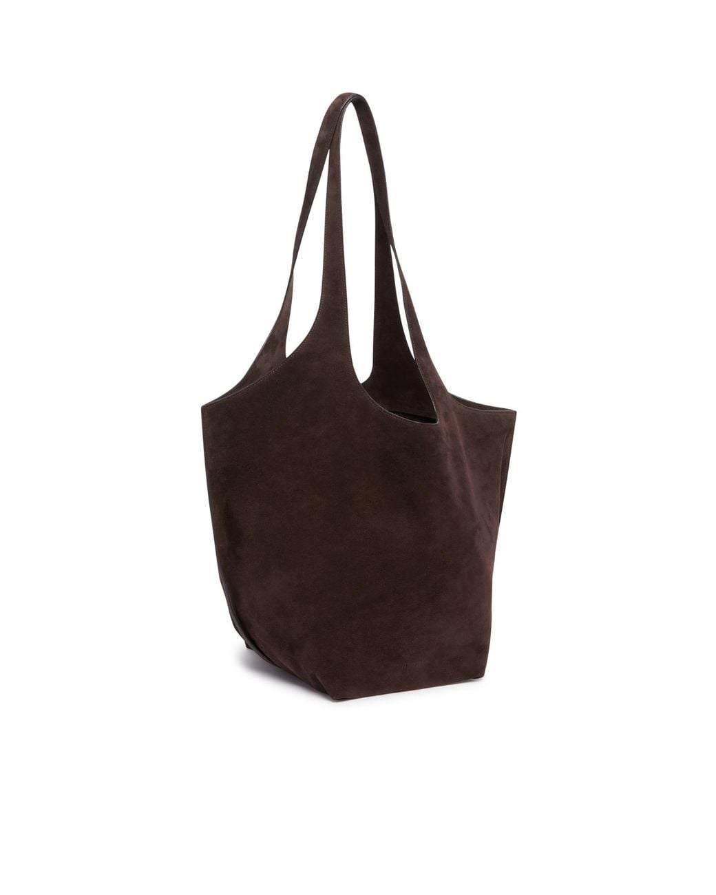 The Attico Brown The La Scoop Shoulder Bag