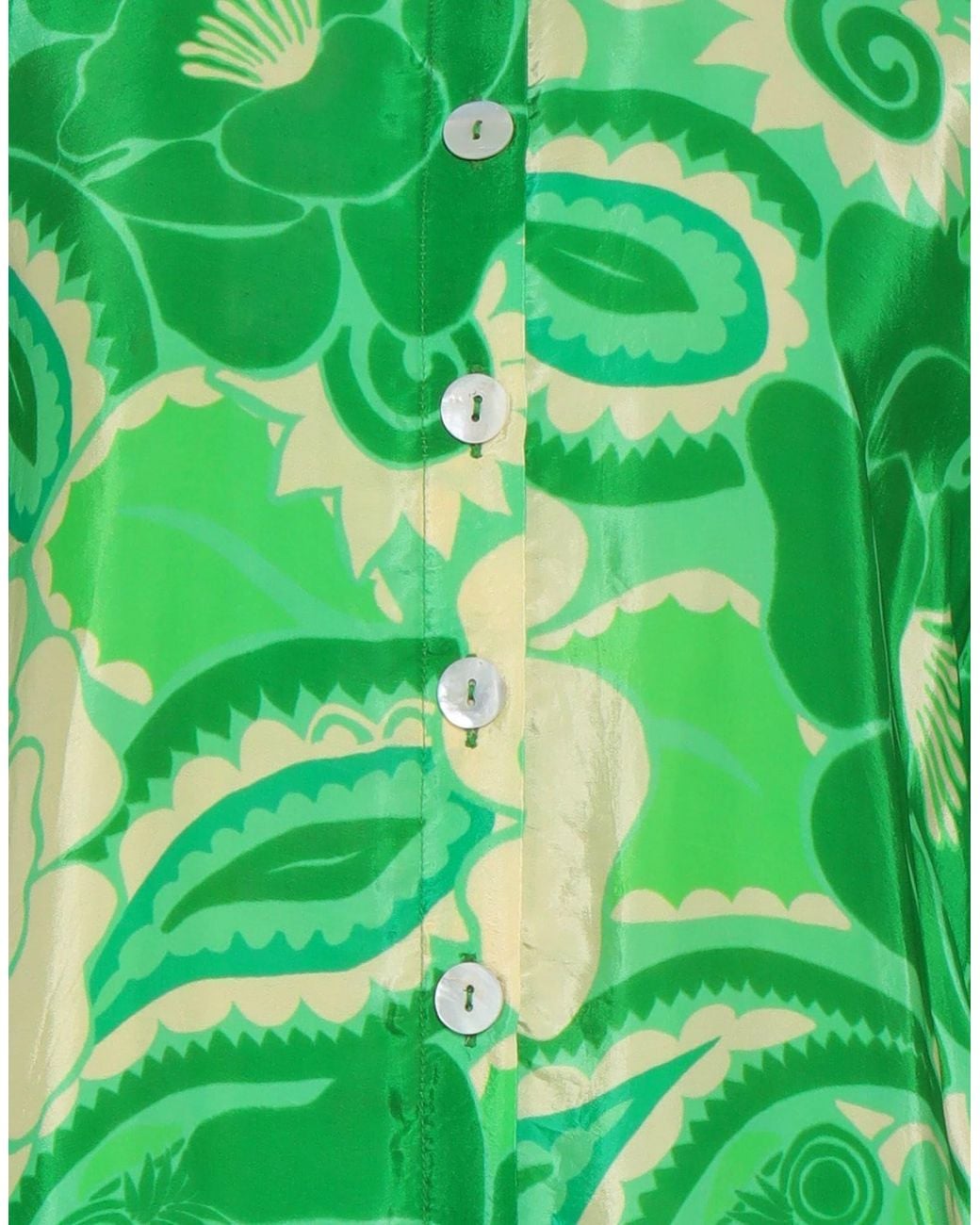 Farm Rio Green Long-Sleeved Shirt