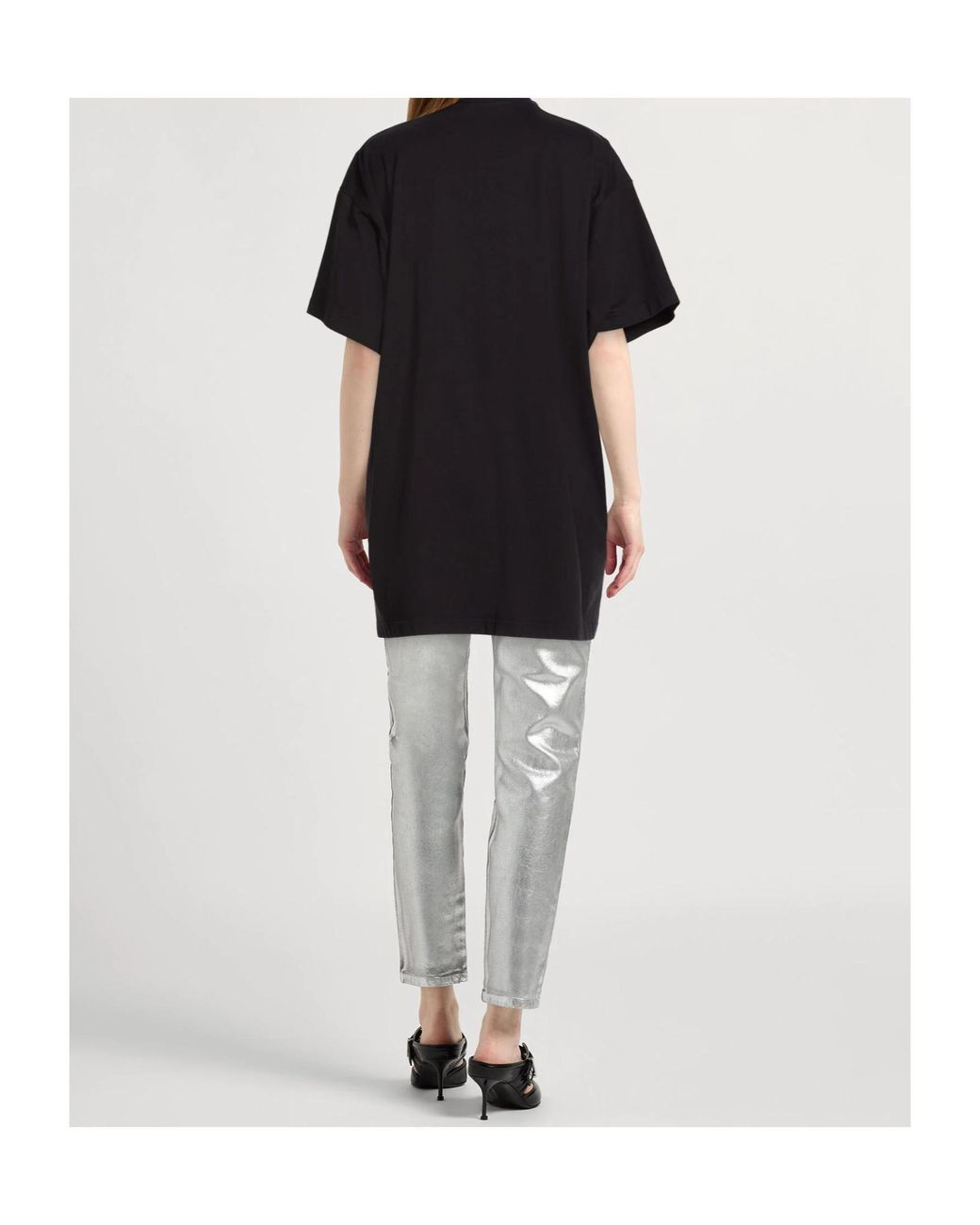 Balenciaga Black Logo Short Sleeve T-Shirt