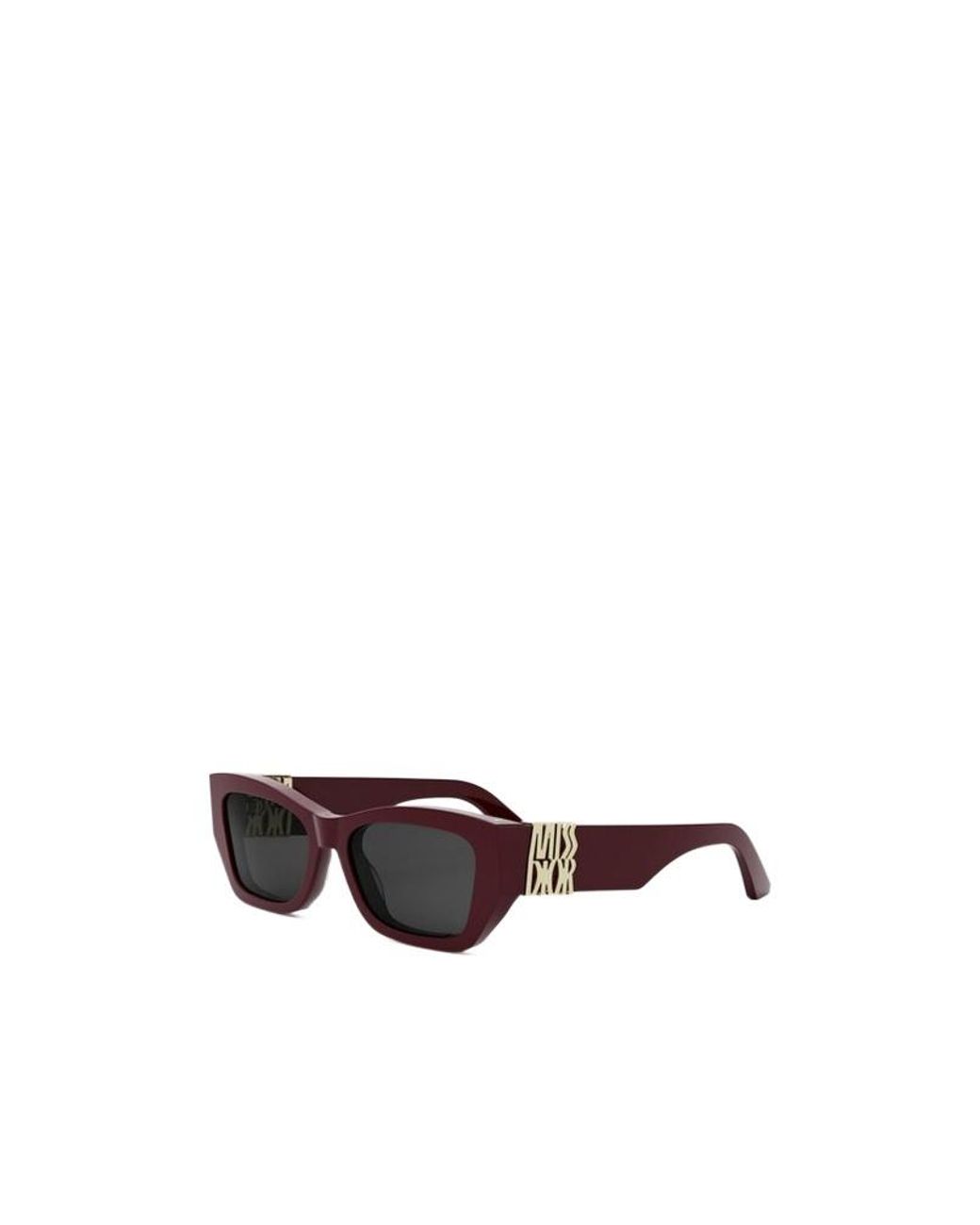 Dior White Full-Rim Sunglasses
