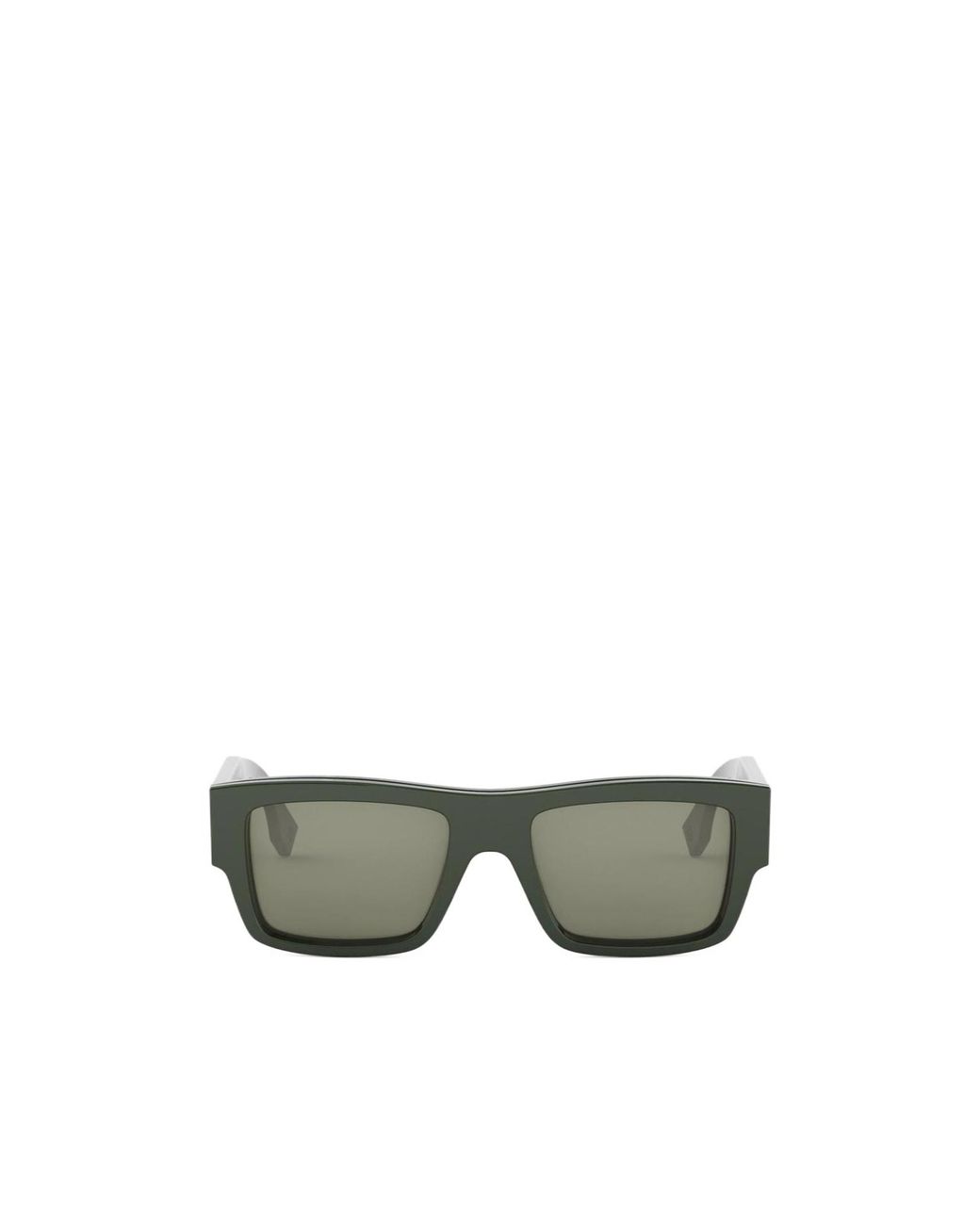 Fendi Green Eyewear Rectangular Frame Sunglasses for men