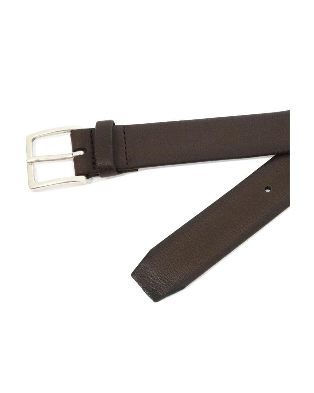 Orciani White Logo Belt for men