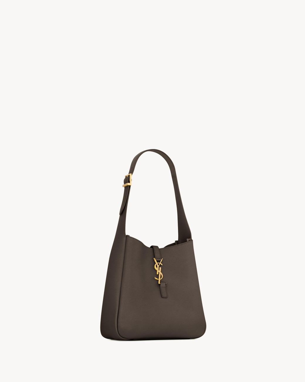 Saint Laurent Brown Le 5 A 7 Shoulder Bag