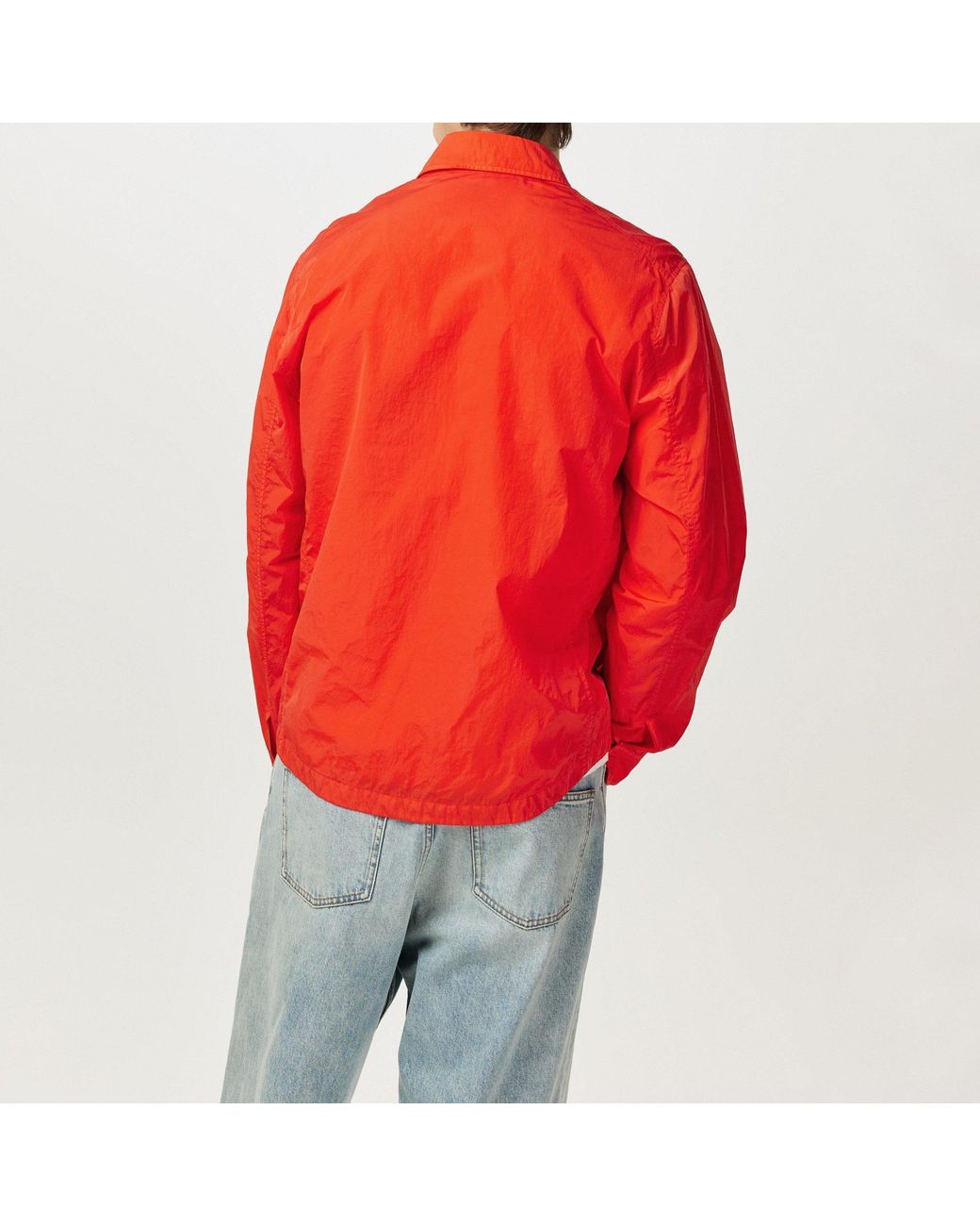 C P Company Red Chrome-R Overshirt for men