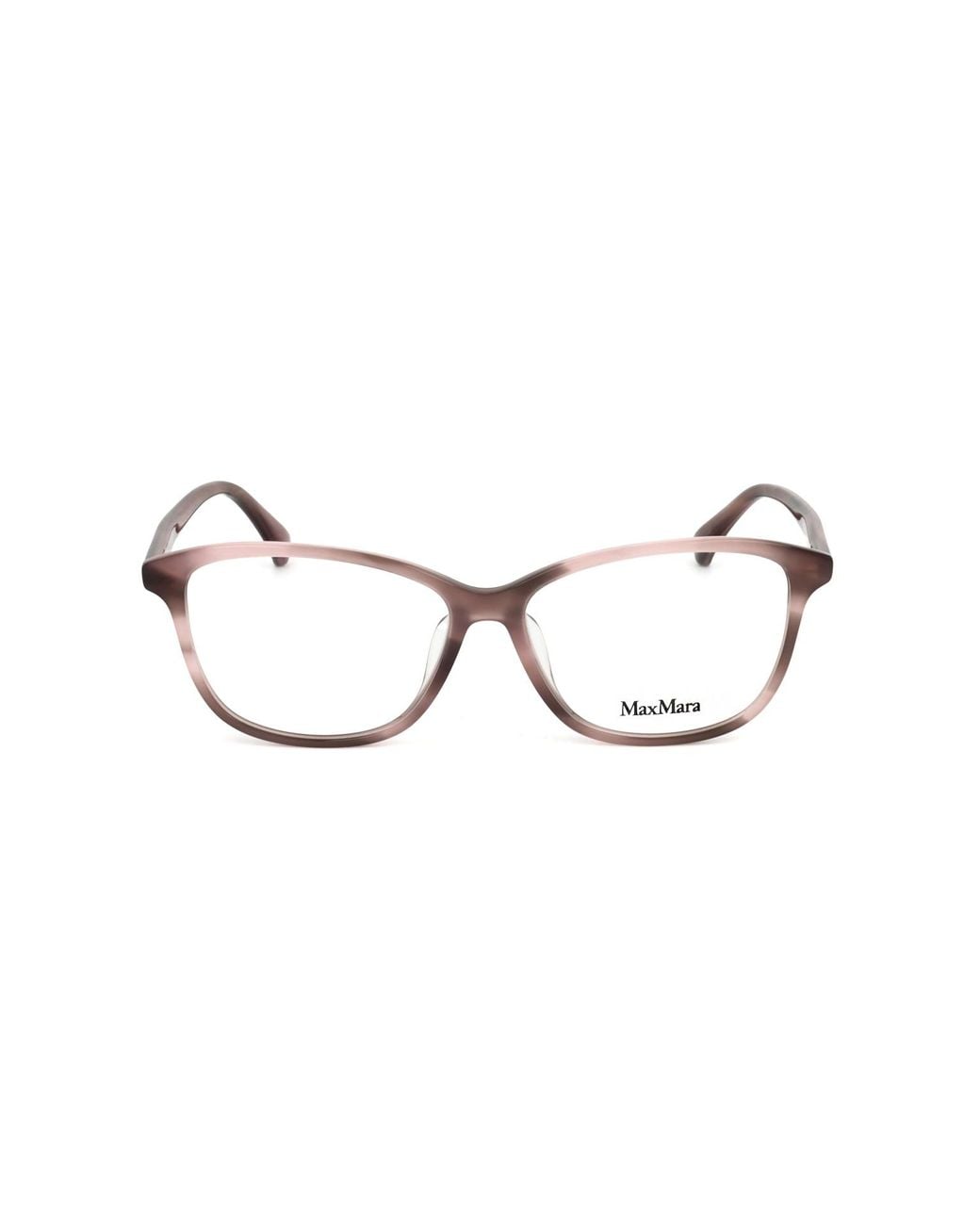Max Mara Black Rectangular Frame Glasses