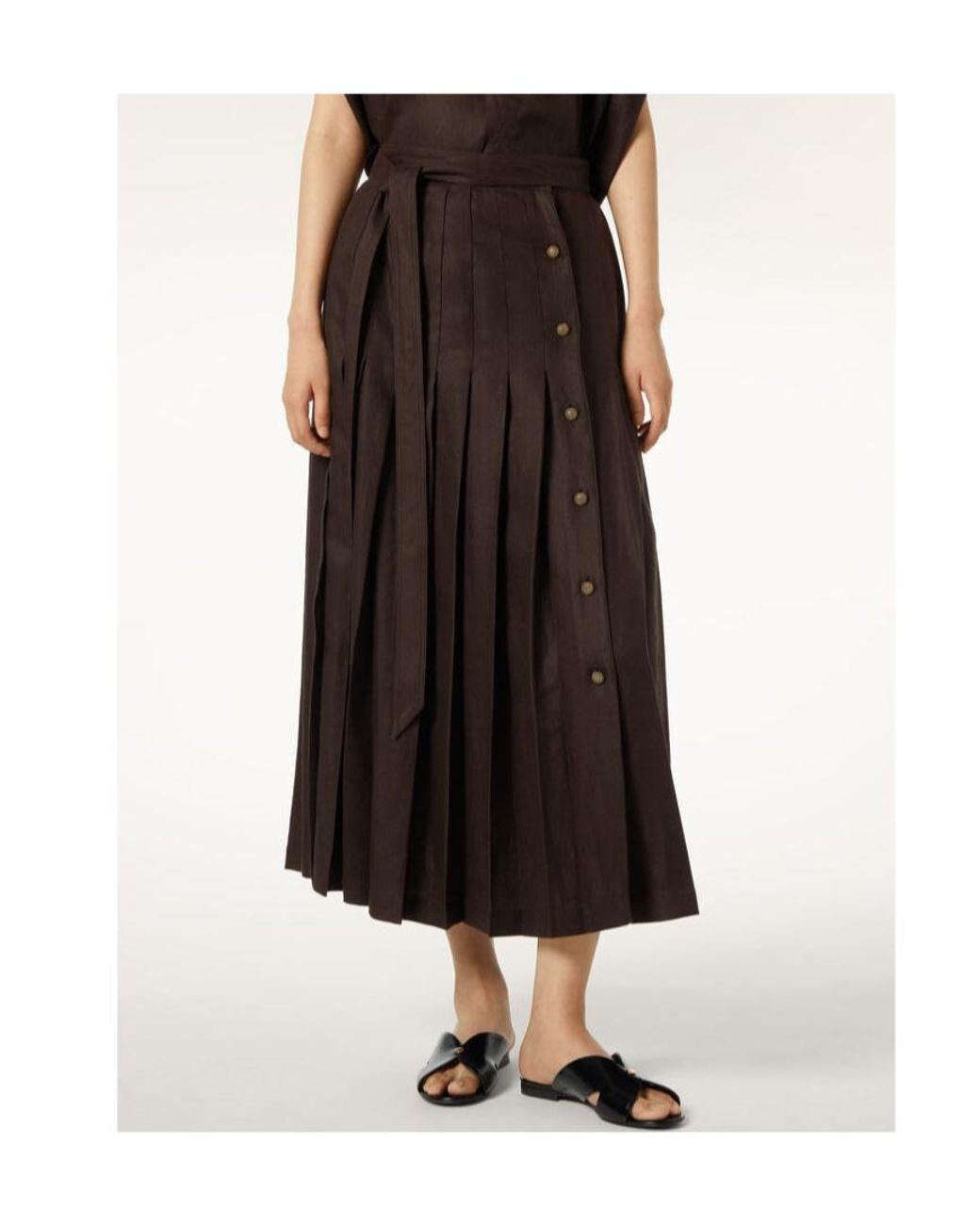 Loro Piana Brown Yasmina Skirt