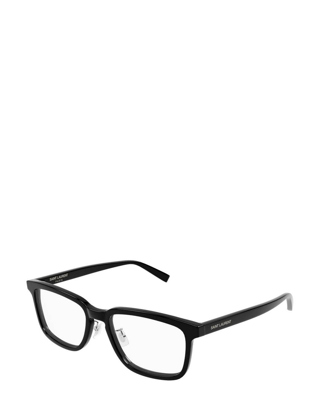 Saint Laurent White Eyewear Square Frame Glasses for men