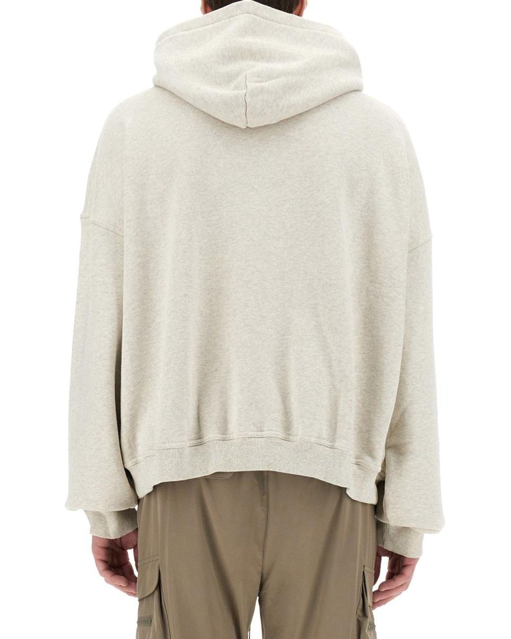 Represent White Hoodie Sweater for men