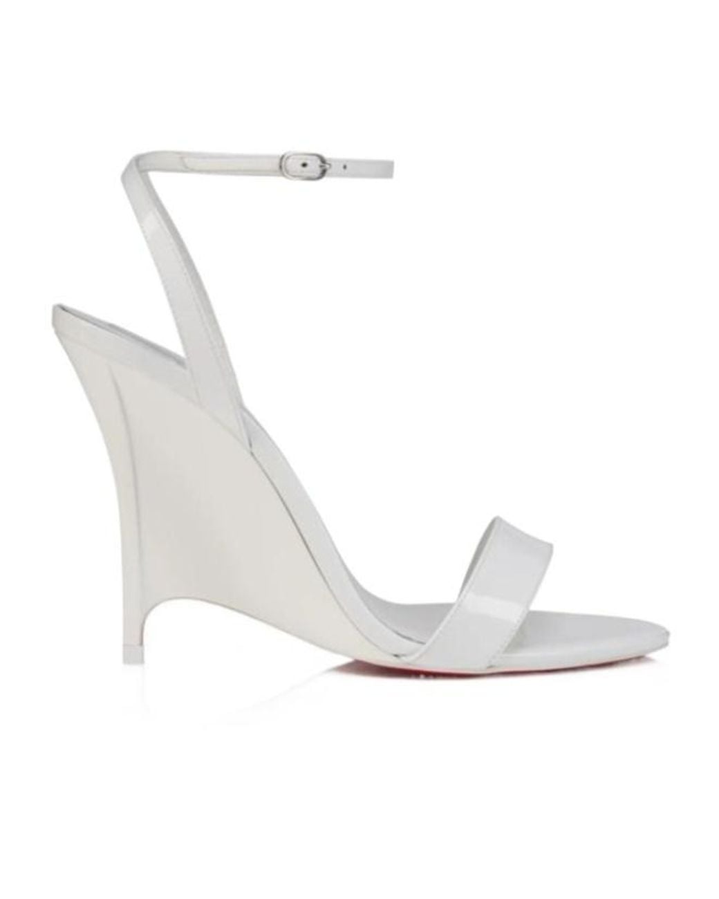 Christian Louboutin White Zeezeenella Strappy Sandals