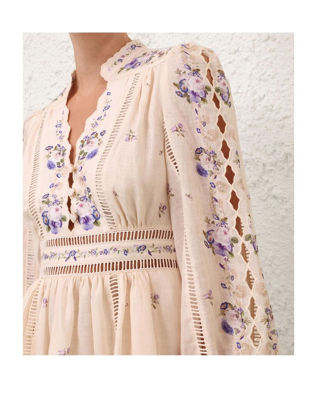 Zimmermann Natural Patience Mini Dress