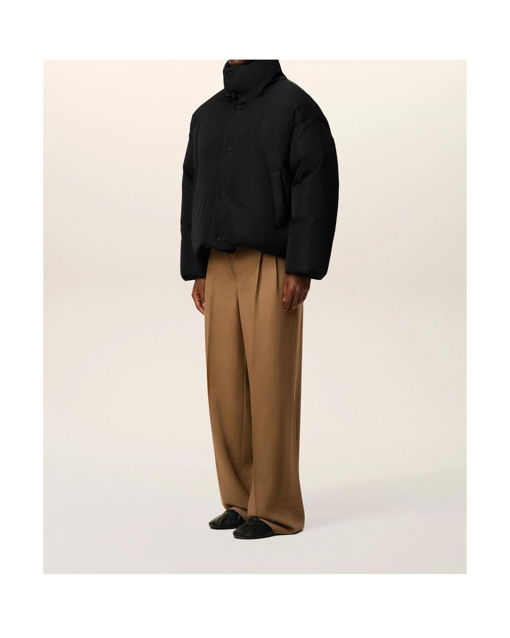 AMI Black Winter Jackets for men