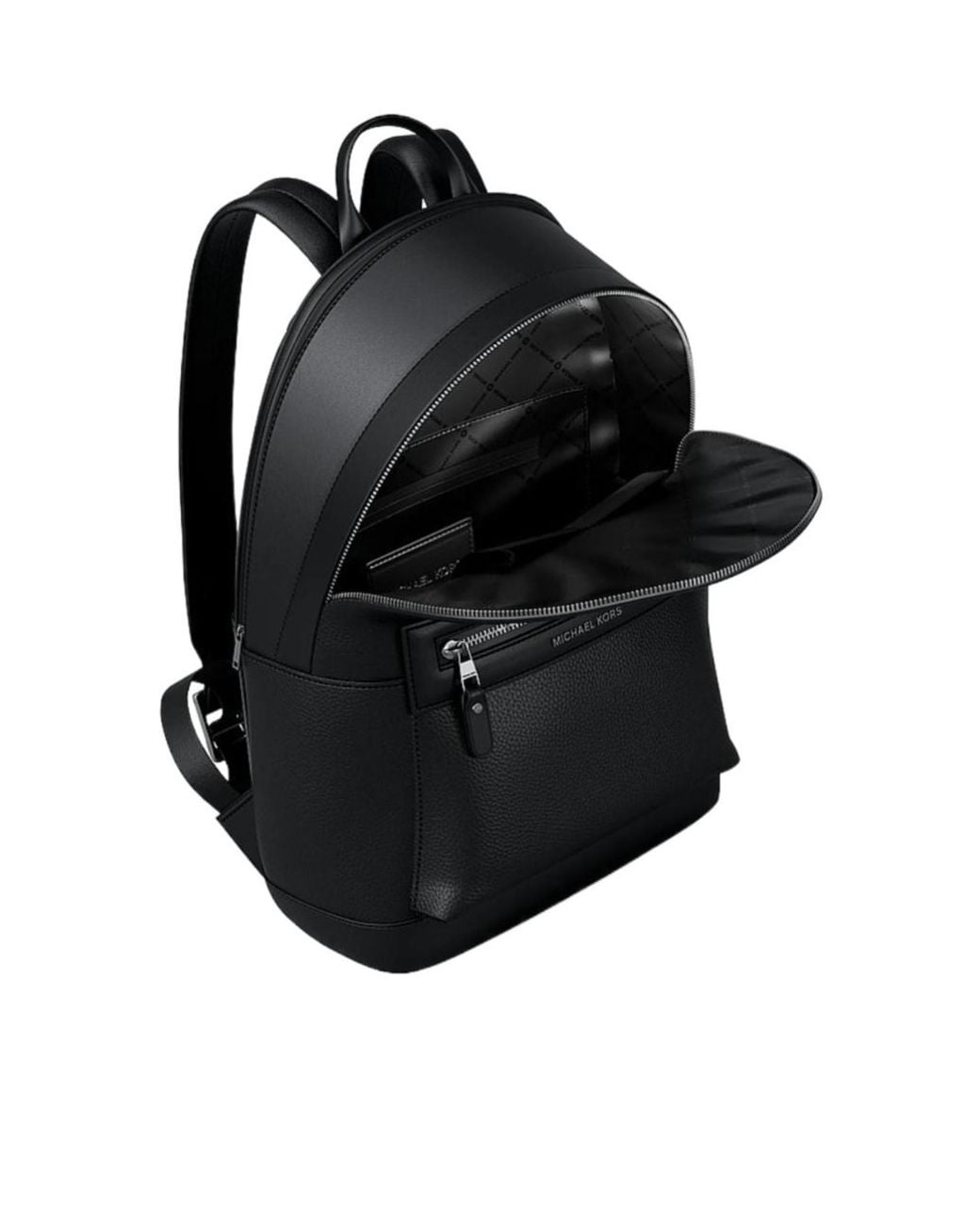 MICHAEL Michael Kors Black Zip Pocket Backpack for men