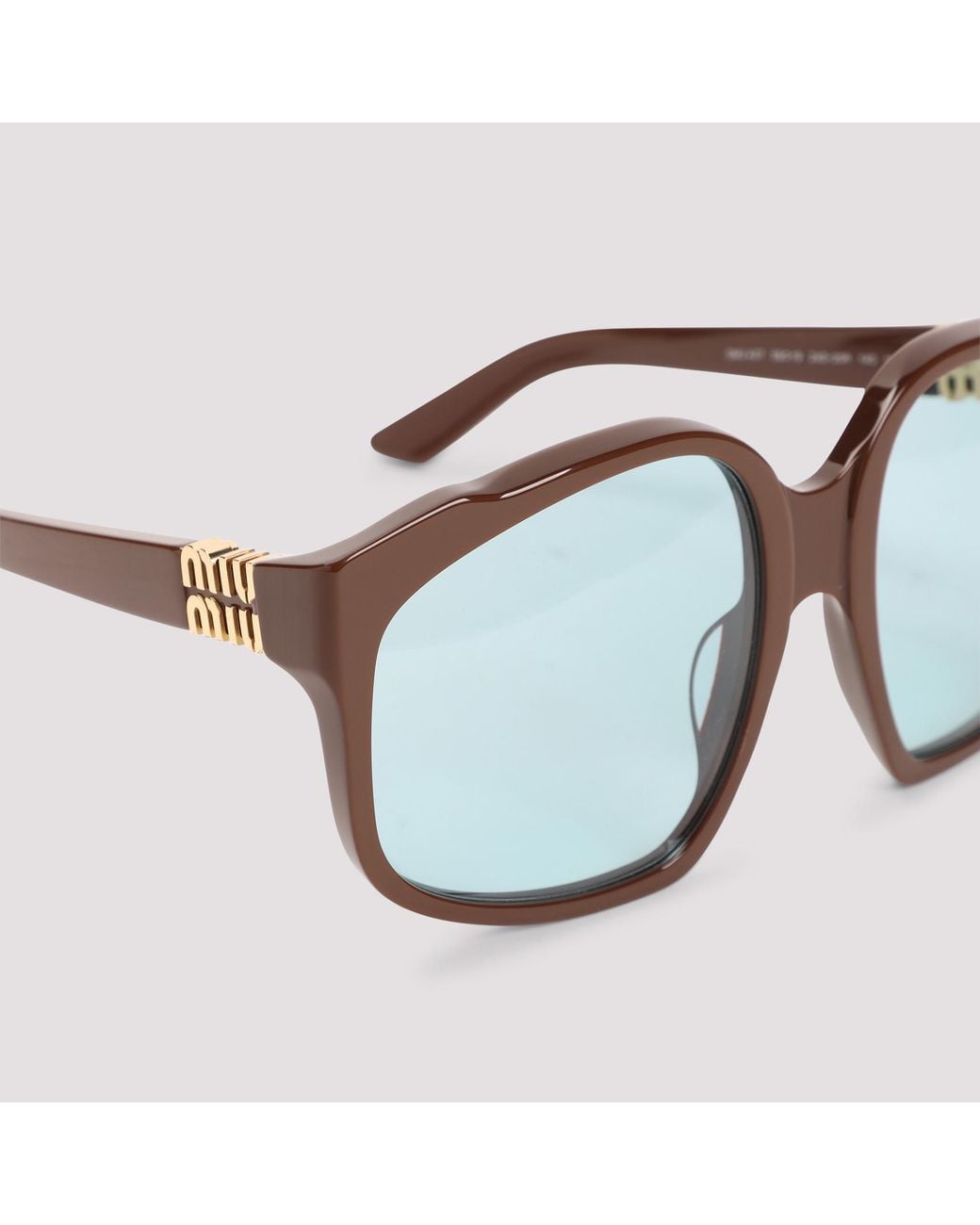 Miu Miu Multicolor Mua07S Geometric-Frame Sunglasses