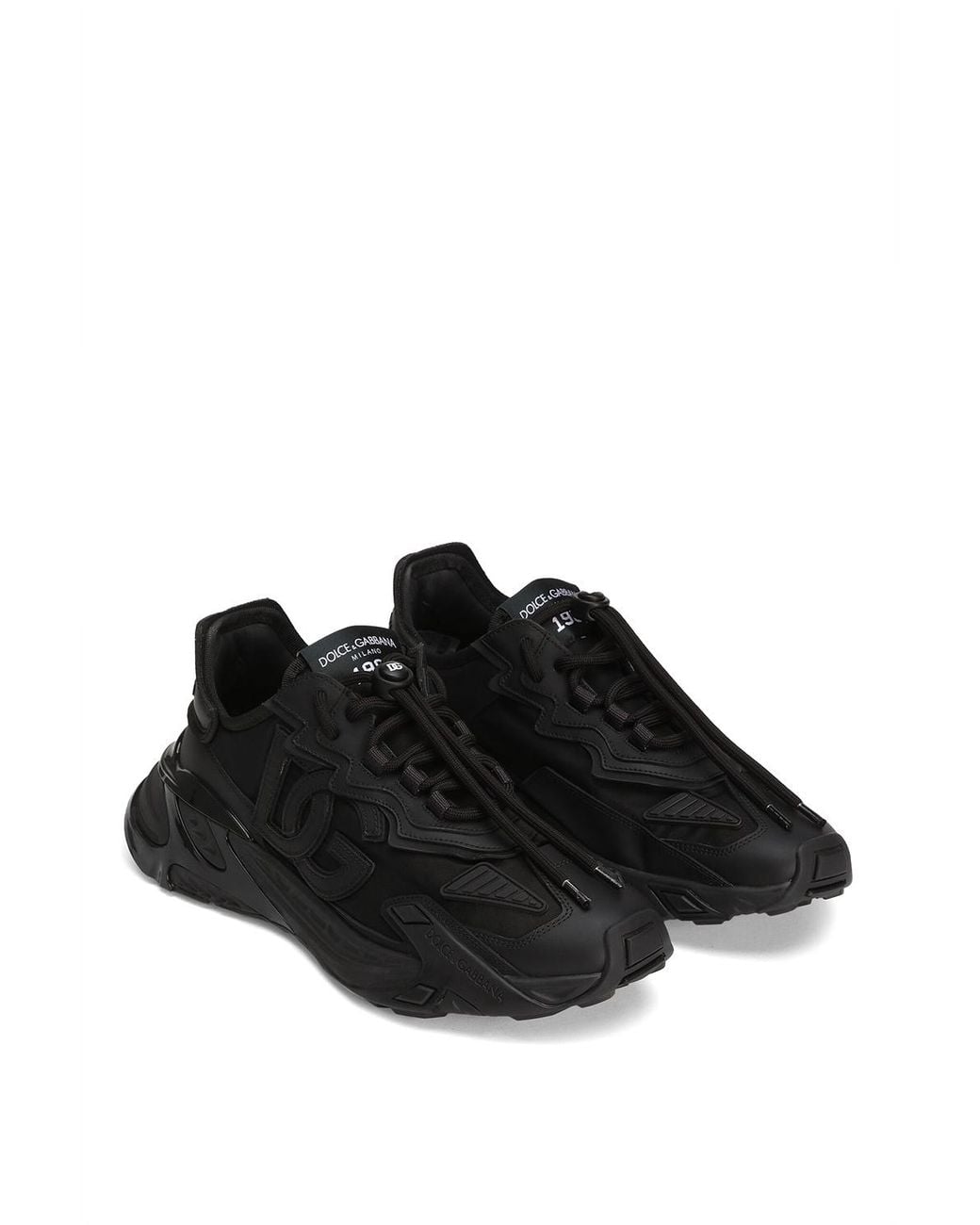 Dolce & Gabbana Black Day Faster Panelled Sneakers for men