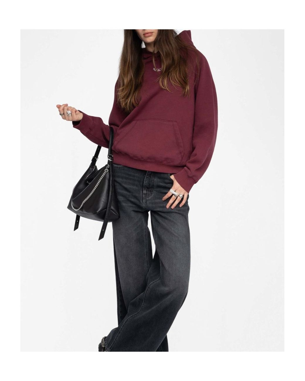 Zadig & Voltaire Red Georgy Hoodie
