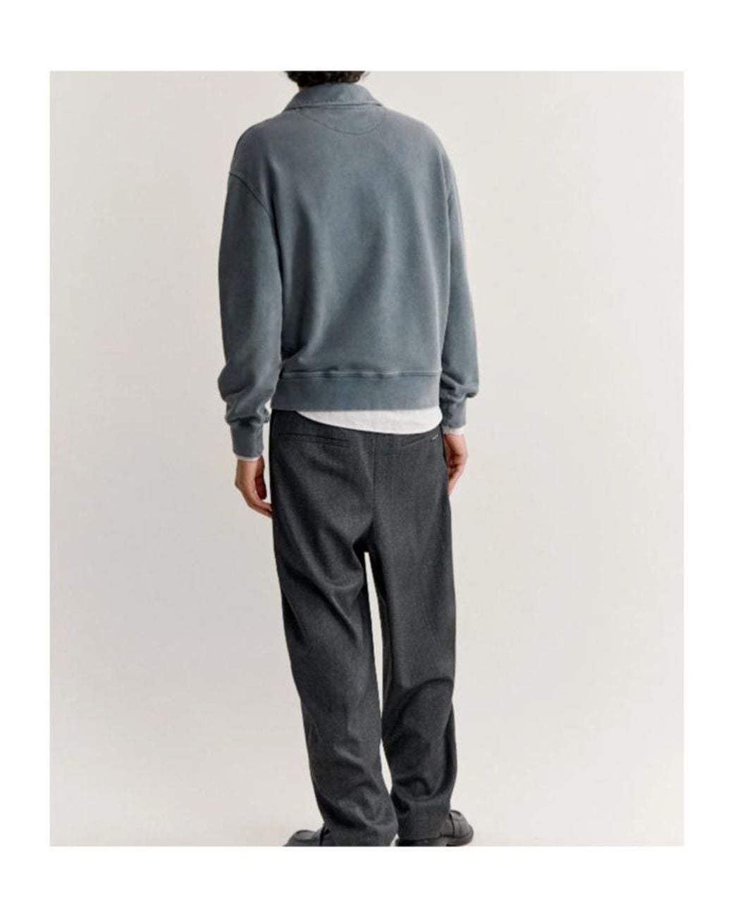 Maison Kitsuné Green Maison Kitsuné Profile Fox Faded Polo Sweatshirt for men
