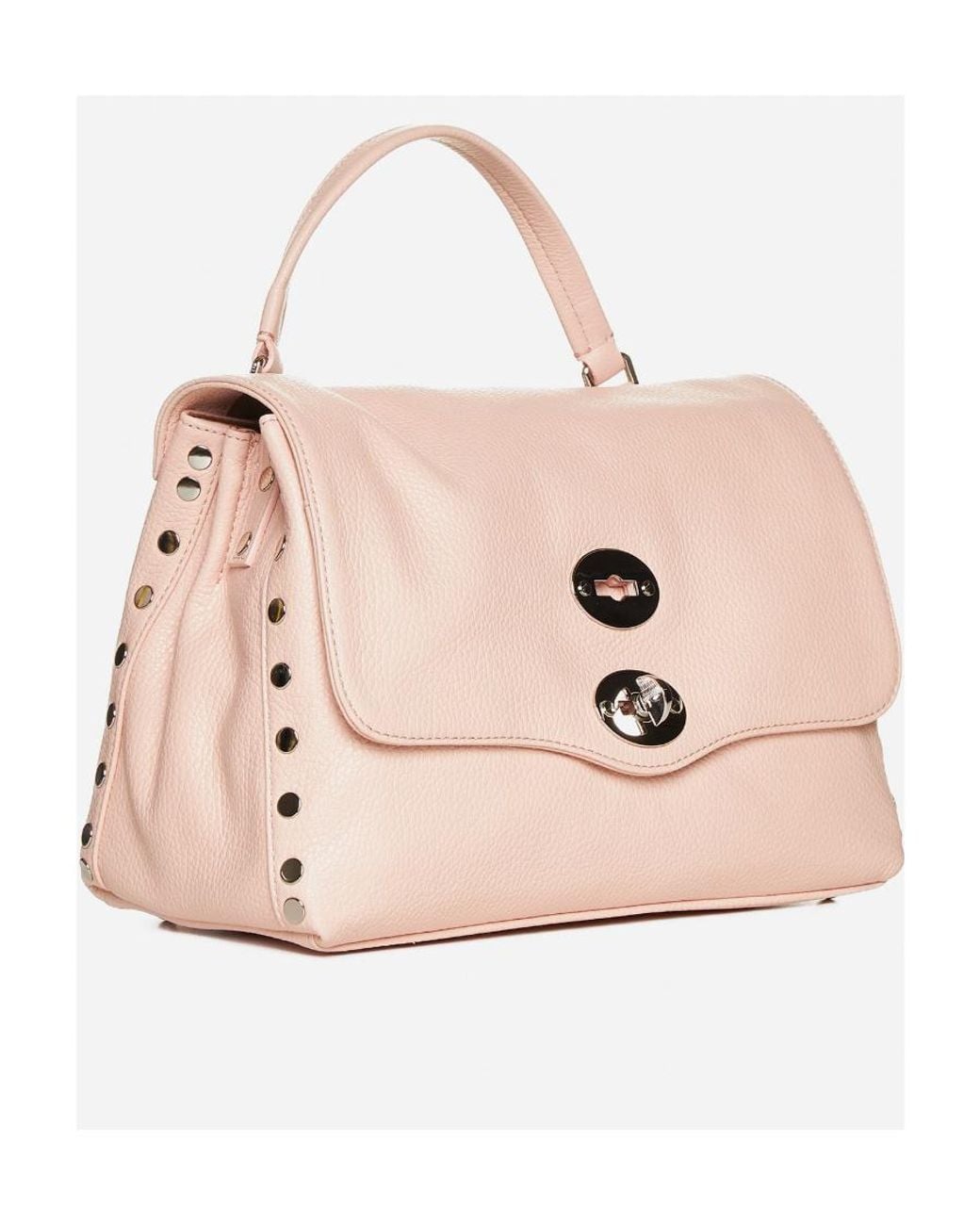Zanellato Natural Postina Twist-Lock Top Handle Bag
