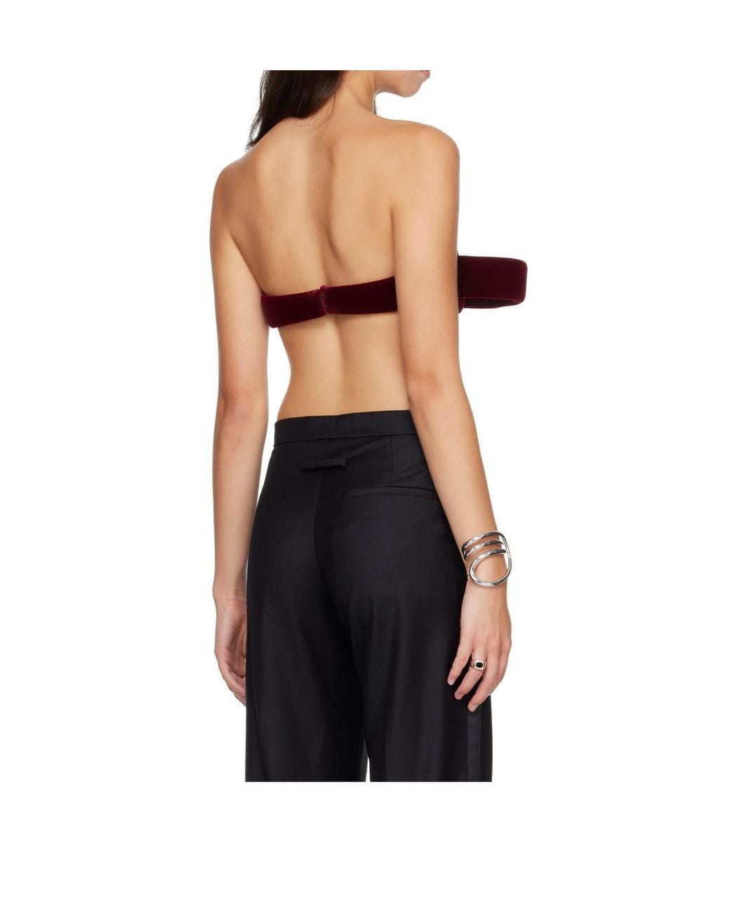 Jean Paul Gaultier Black Off-The-Shoulder Bra