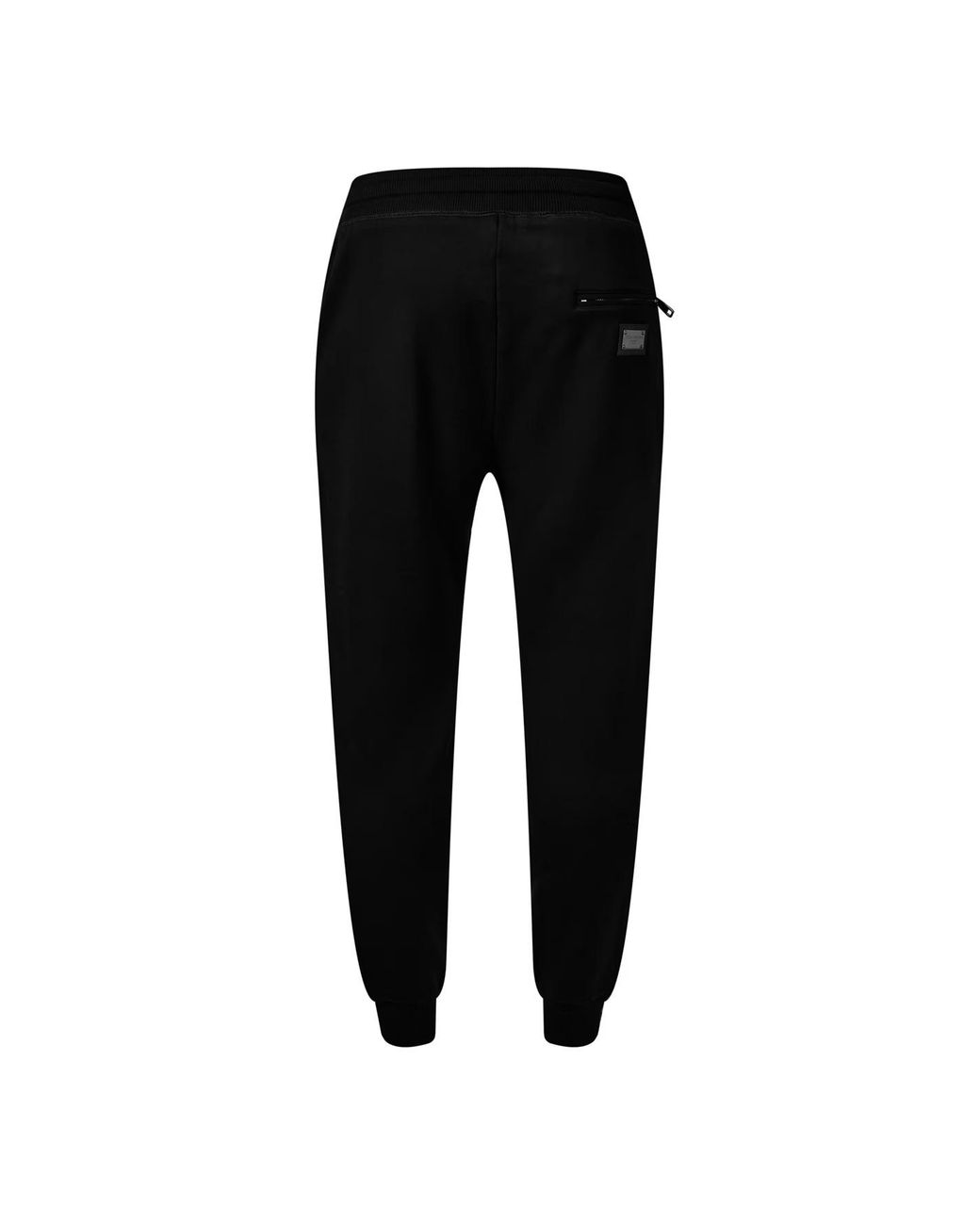 Dolce & Gabbana Black Logo Plate Track Pants for men