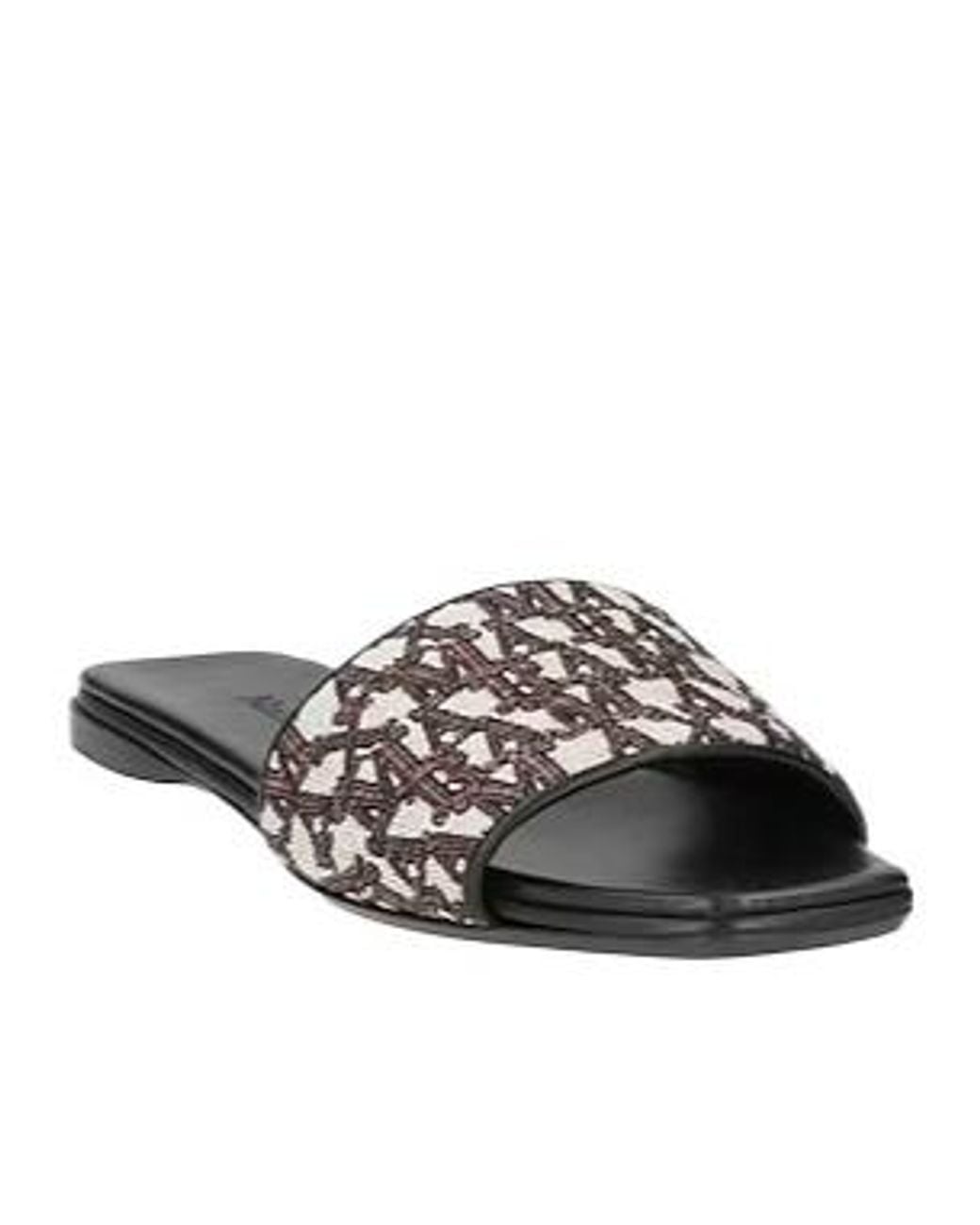 Max Mara White Logo-Print Sandals