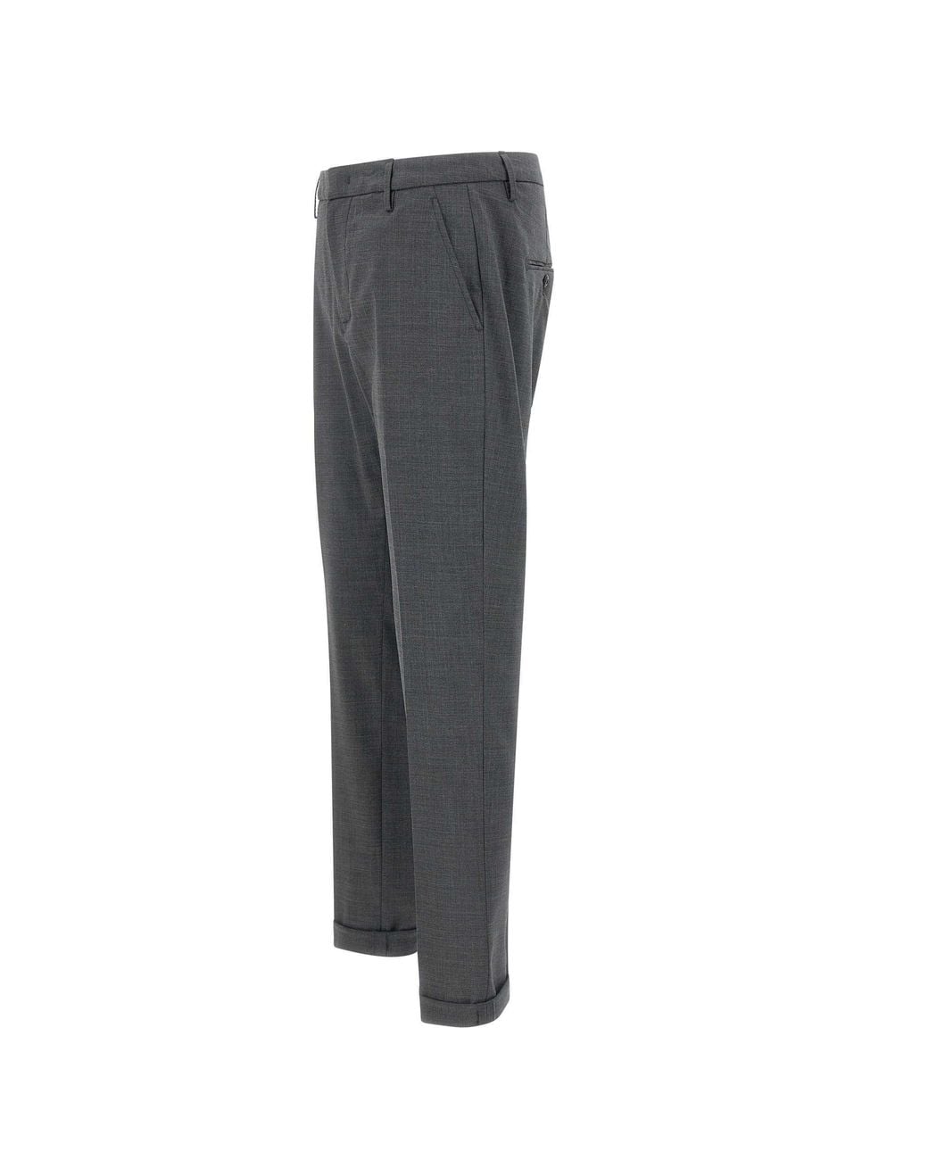Dondup Gray Gaubert Slim Fit Pants for men