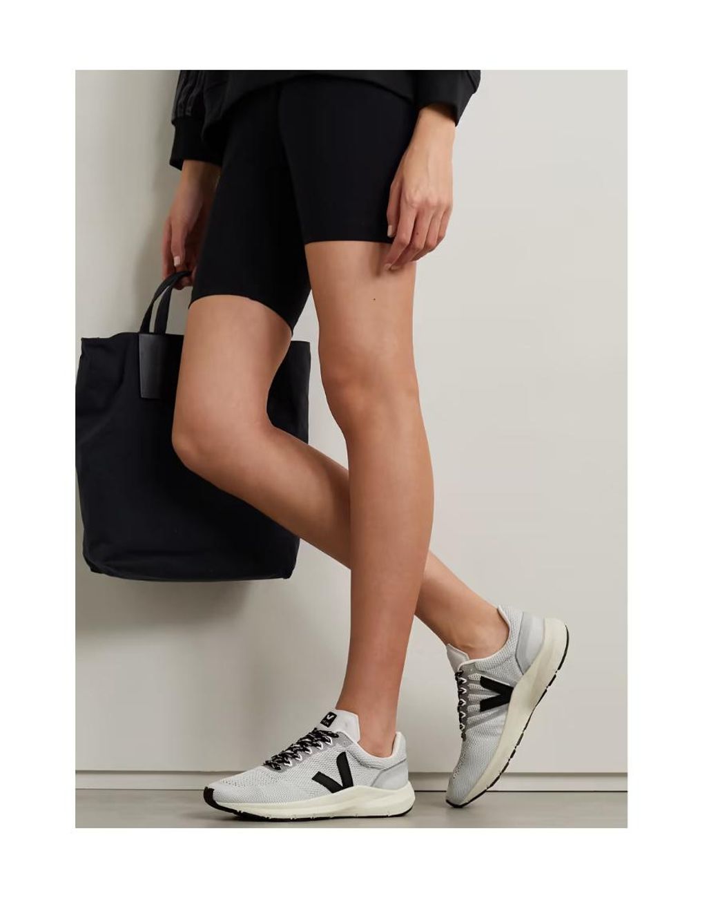 Veja Gray Knitted Casual Sports Shoes