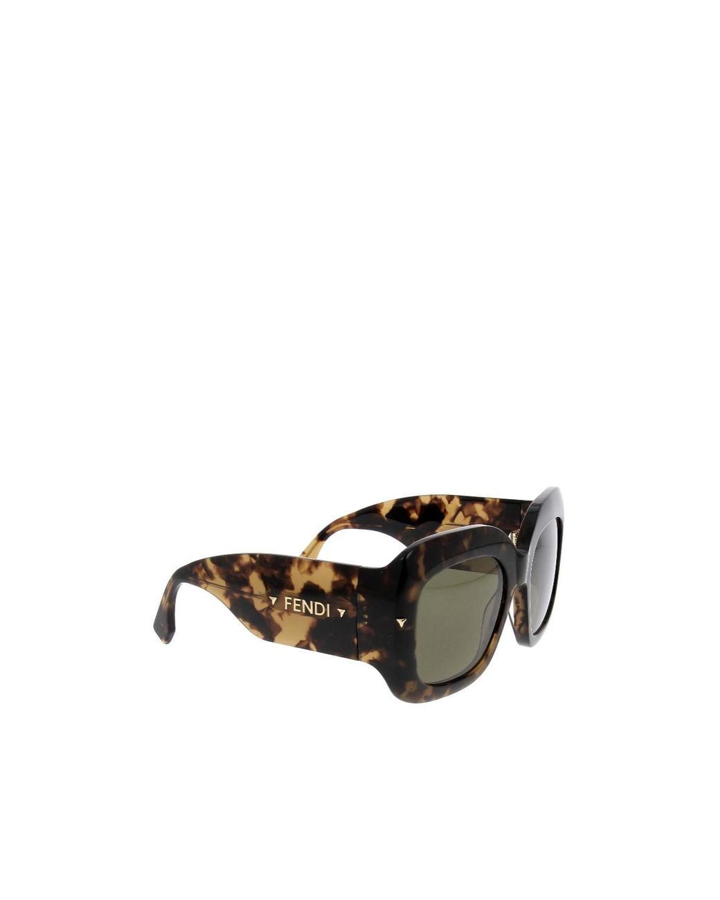 Fendi Green Framed Sunglasses