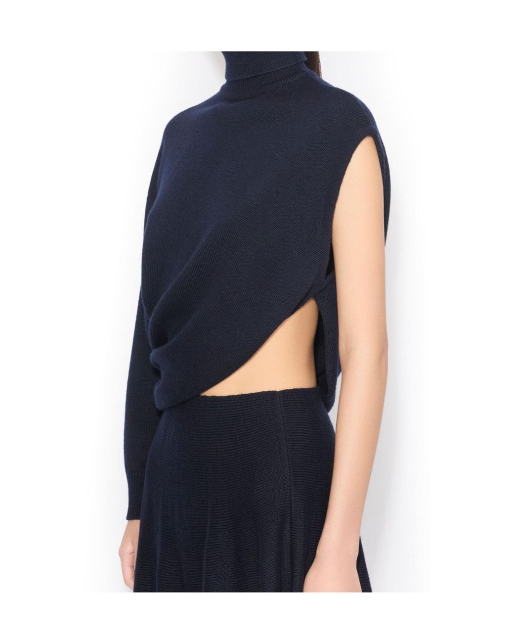 Alaïa Blue Alaïa Cut Out Dress