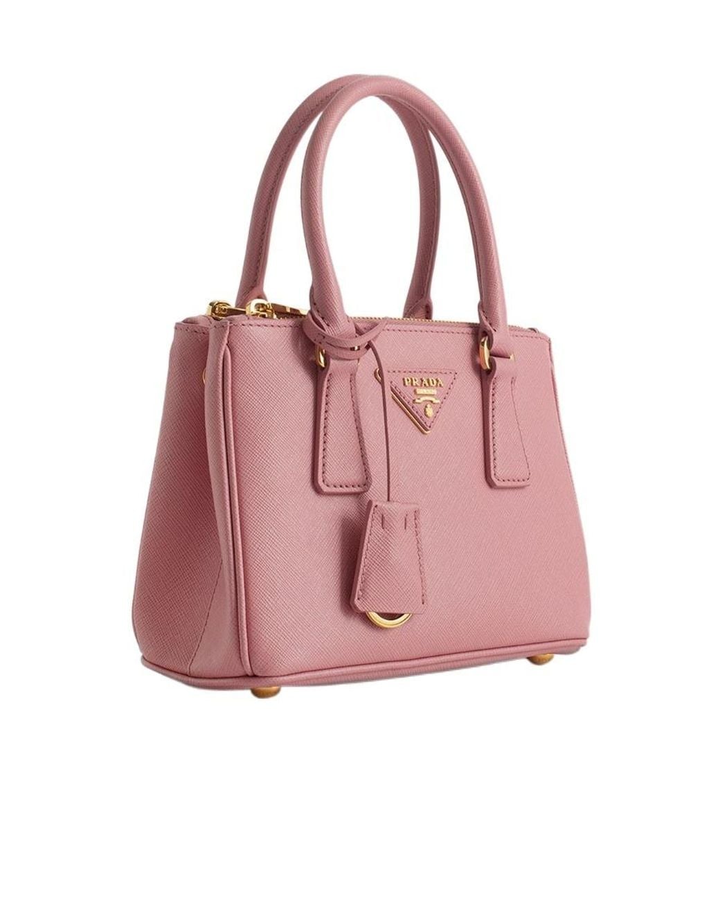 Prada Pink Logo Shoulder Bag