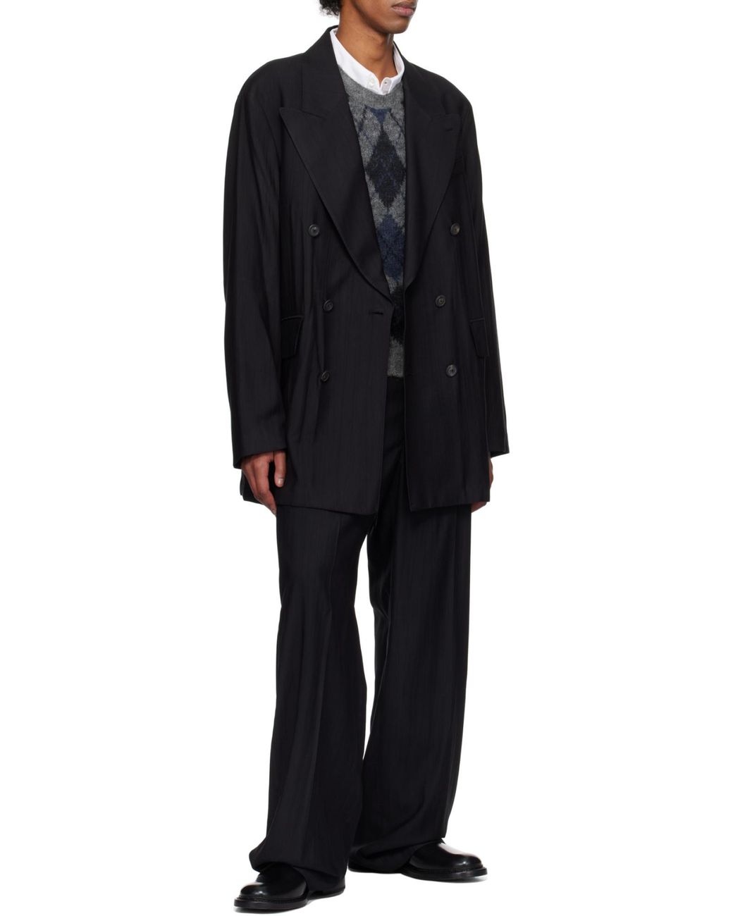 Our Legacy Black Uniform Parada Oxford Shoes