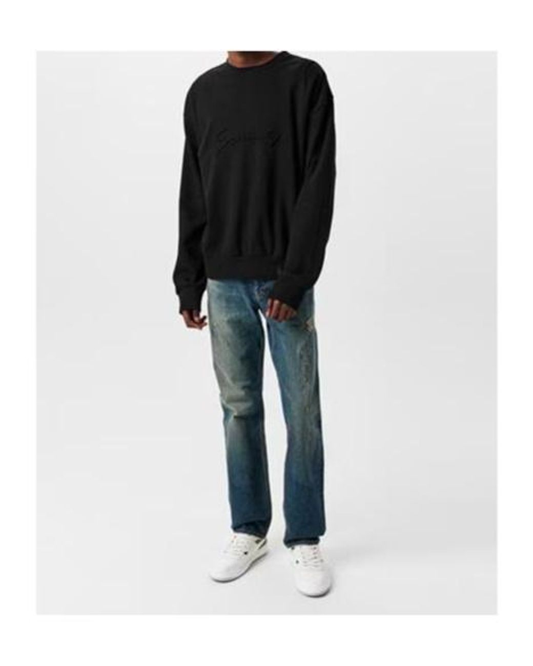 Givenchy Black Logo Signature Sweatshirt for men