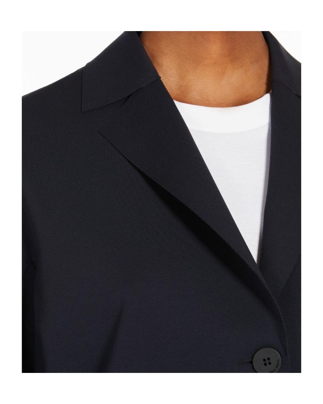 Max Mara Black Lesena Button-Up Jacket