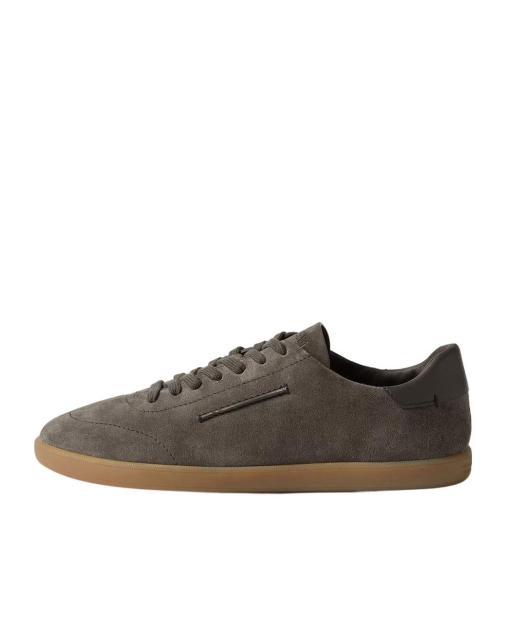 Zegna Brown Paneled Low-Top Sneakers for men