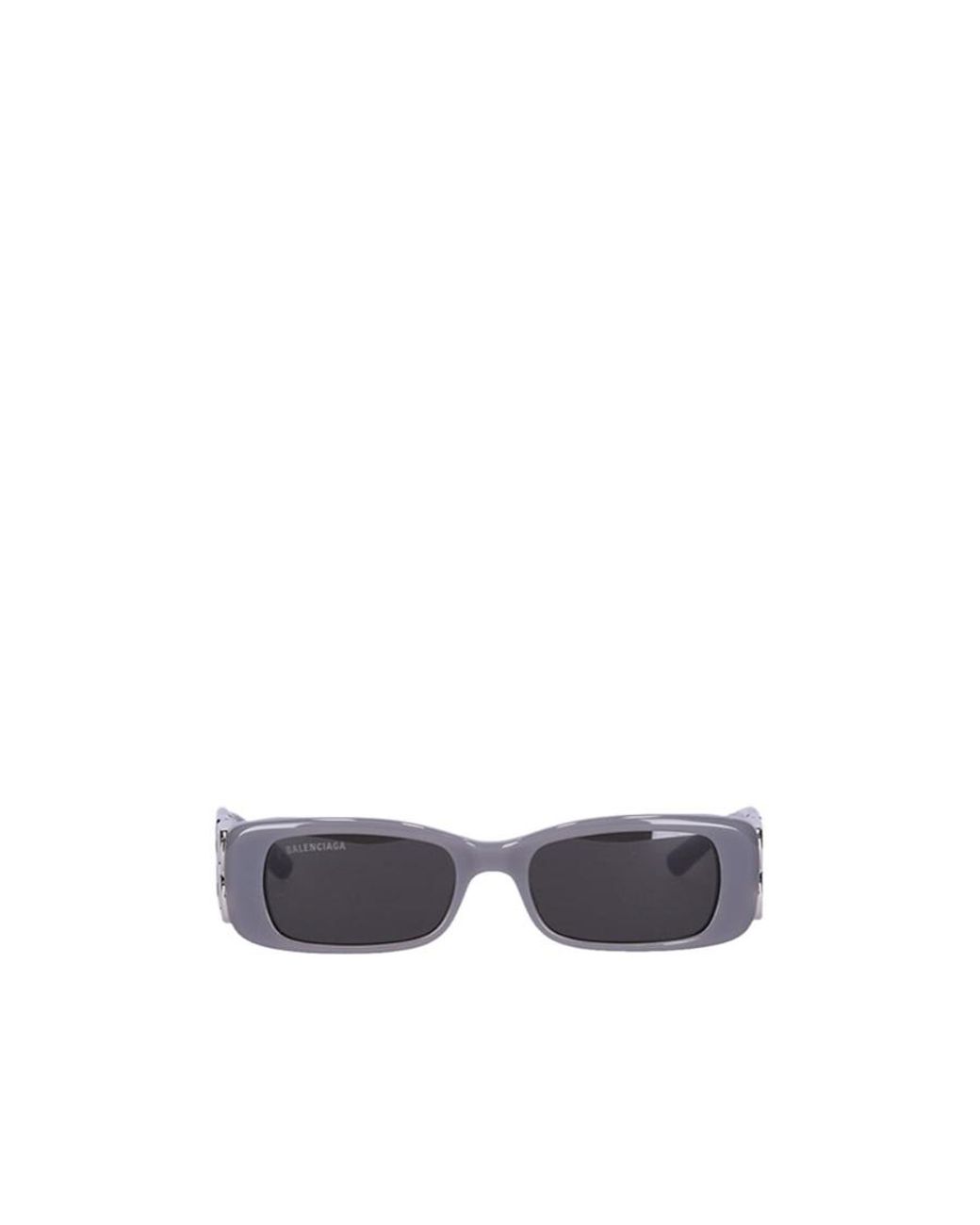 Balenciaga White Square Sunglasses
