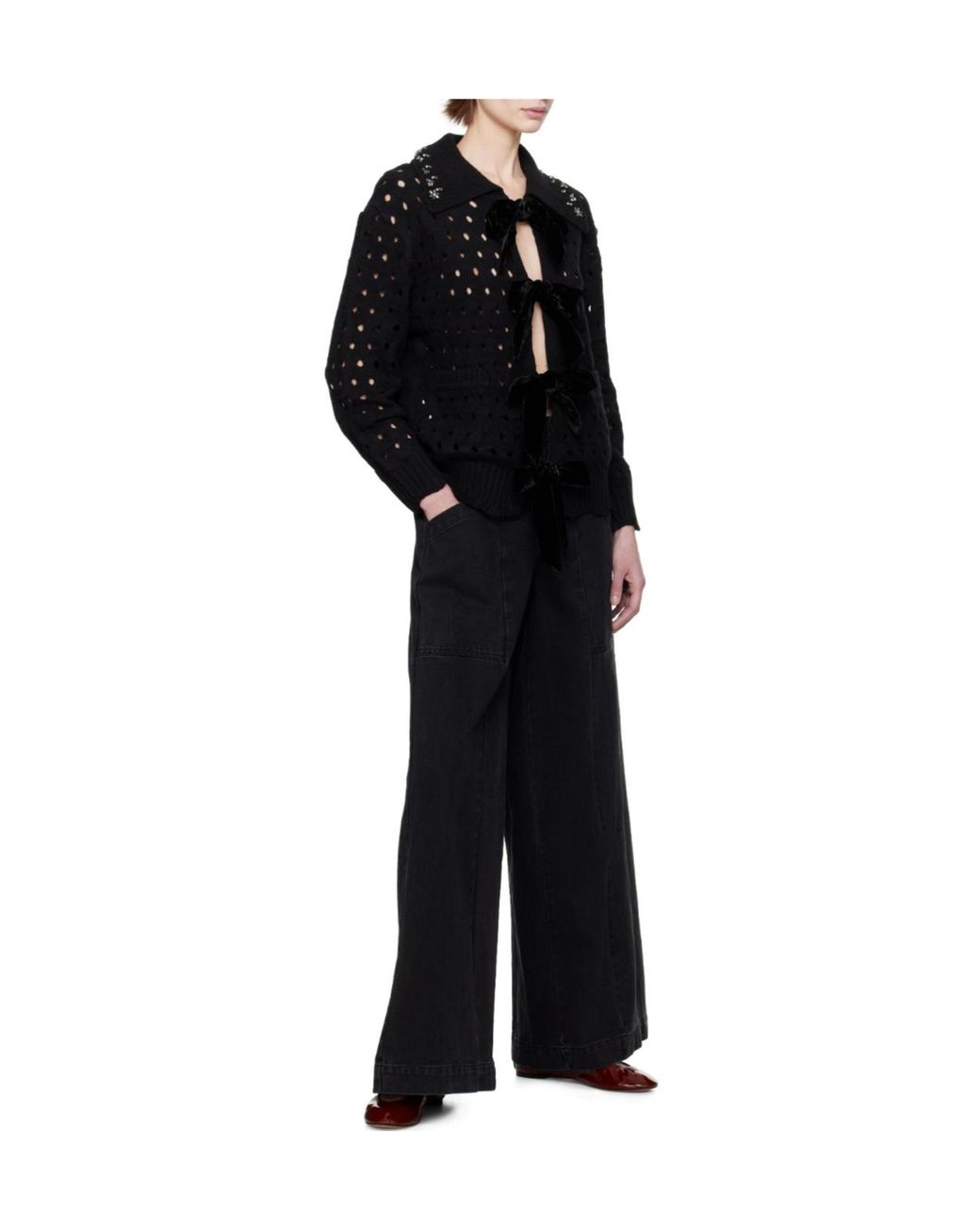 Sea Black Leia Cardigan