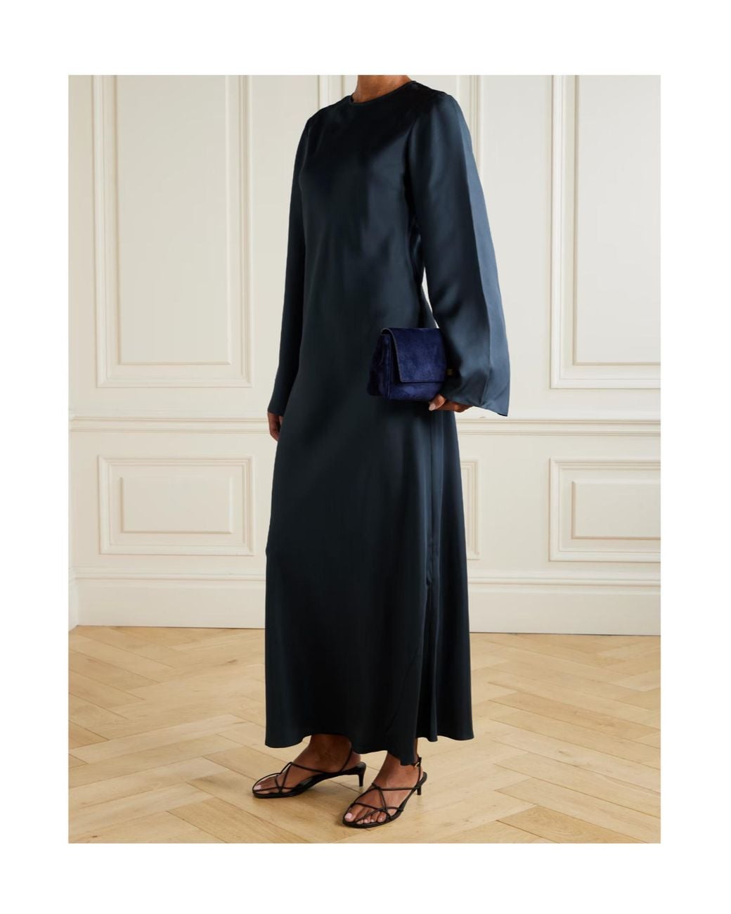 Rohe Blue Long-Sleeved Dress