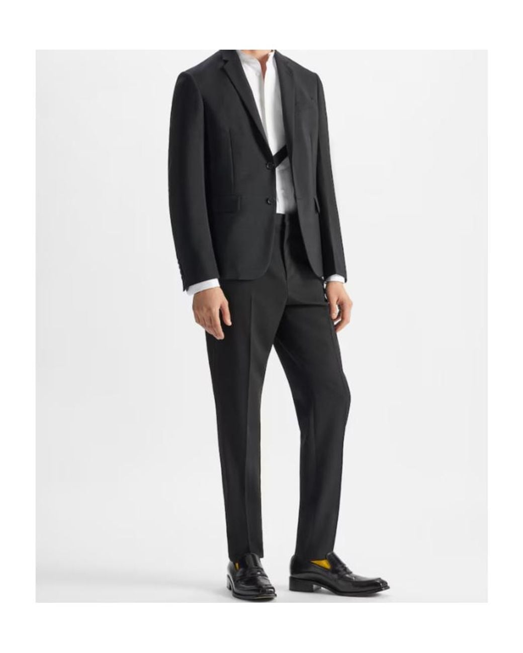 Fendi Black Kid Mohair Trousers for men