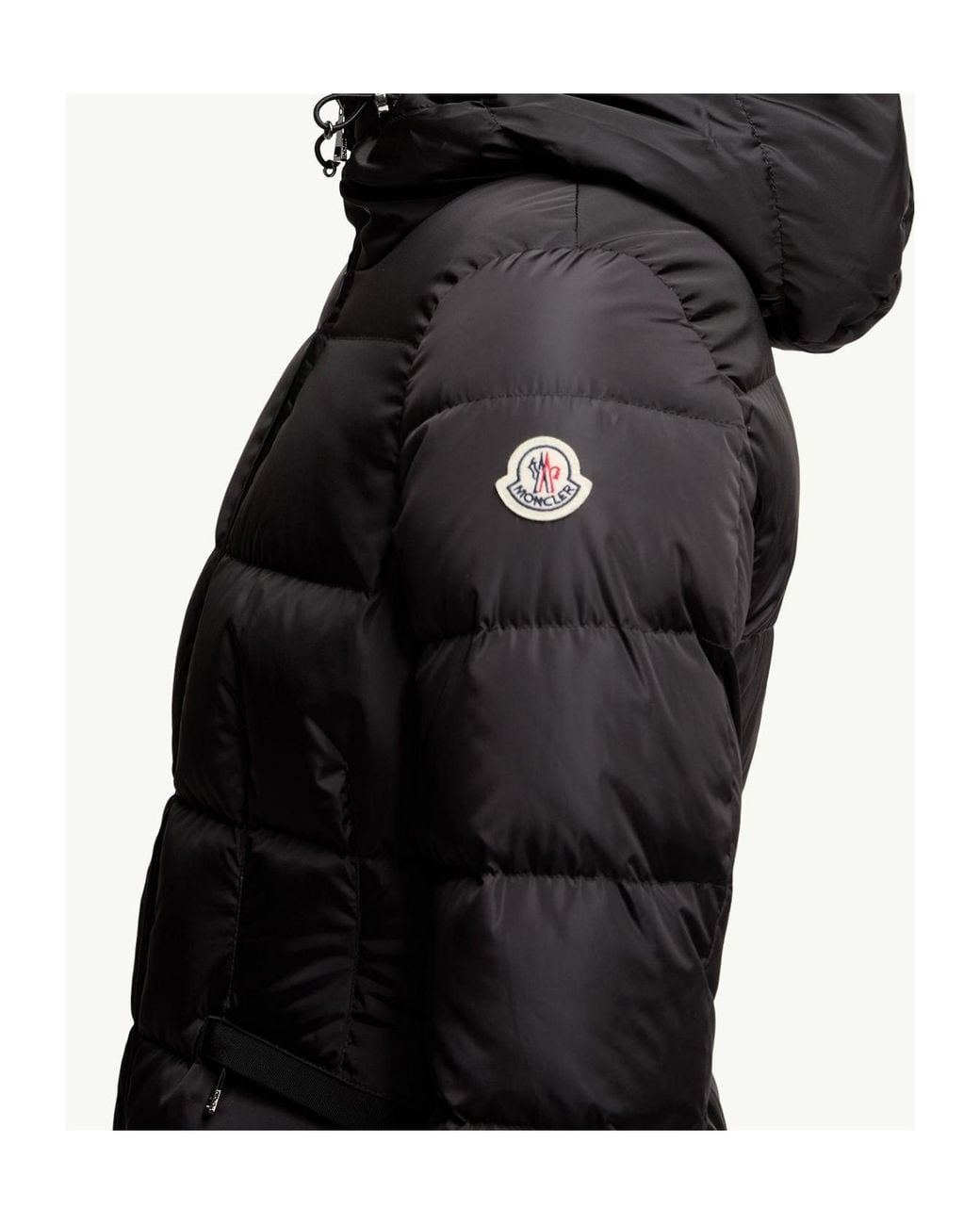 Moncler Black Avoce Hooded Puffer Jacket