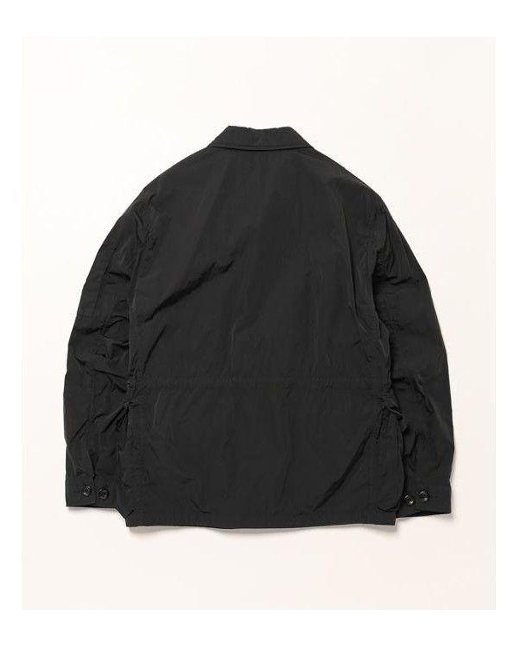 C P Company Black Long-Sleeve Casual Jacket for men