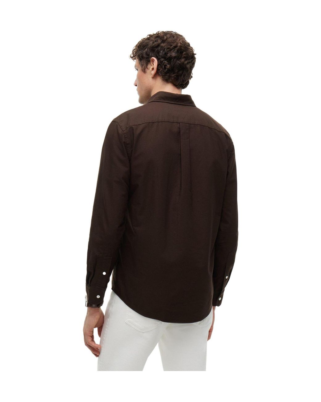 Tommy Hilfiger Brown Solid Color Shirt for men