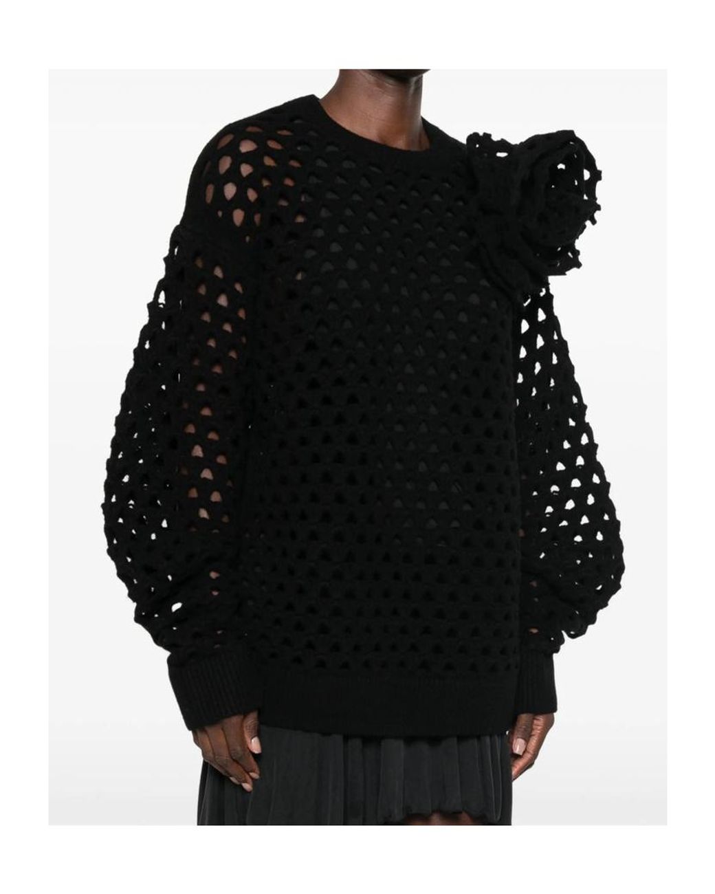 Blumarine Black Long-Sleeved Knitwear