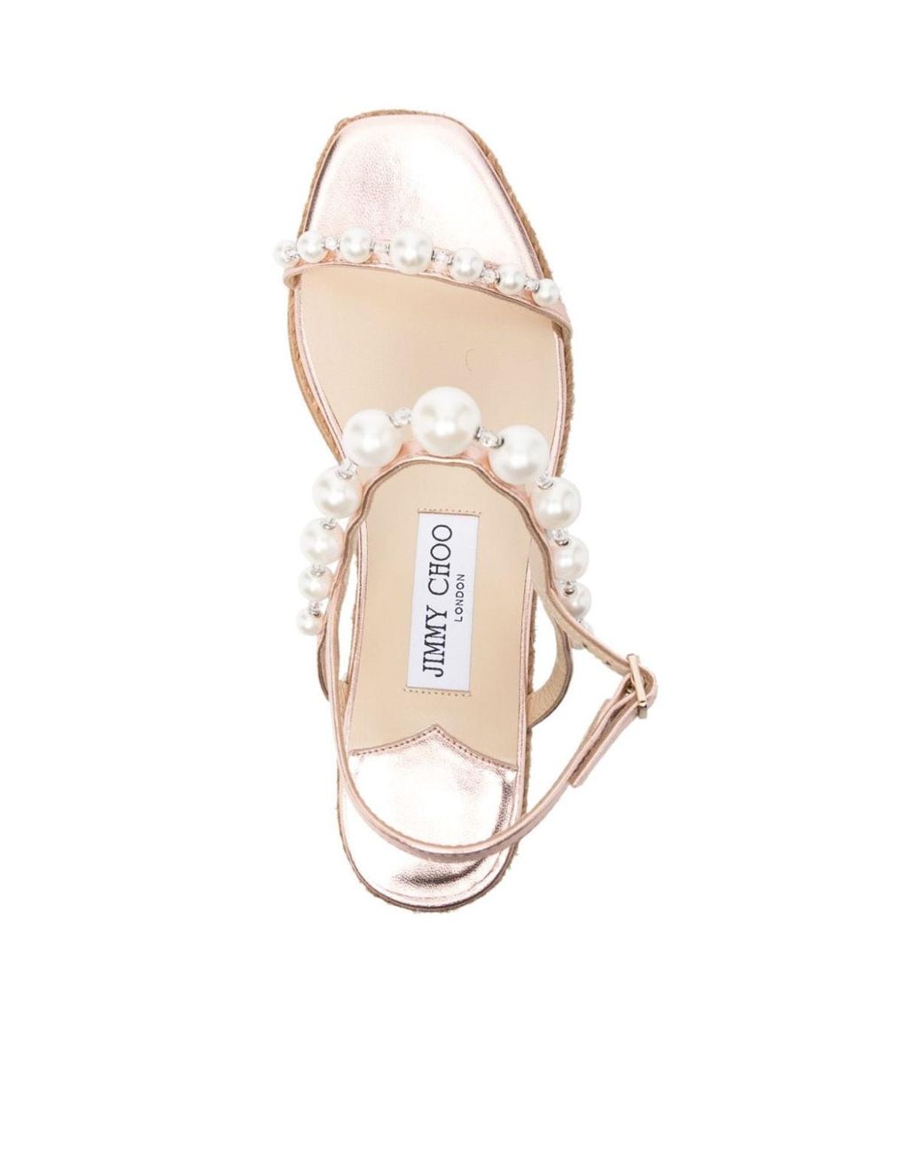 Jimmy Choo Natural Amatuus 60Mm Wedge Sandals