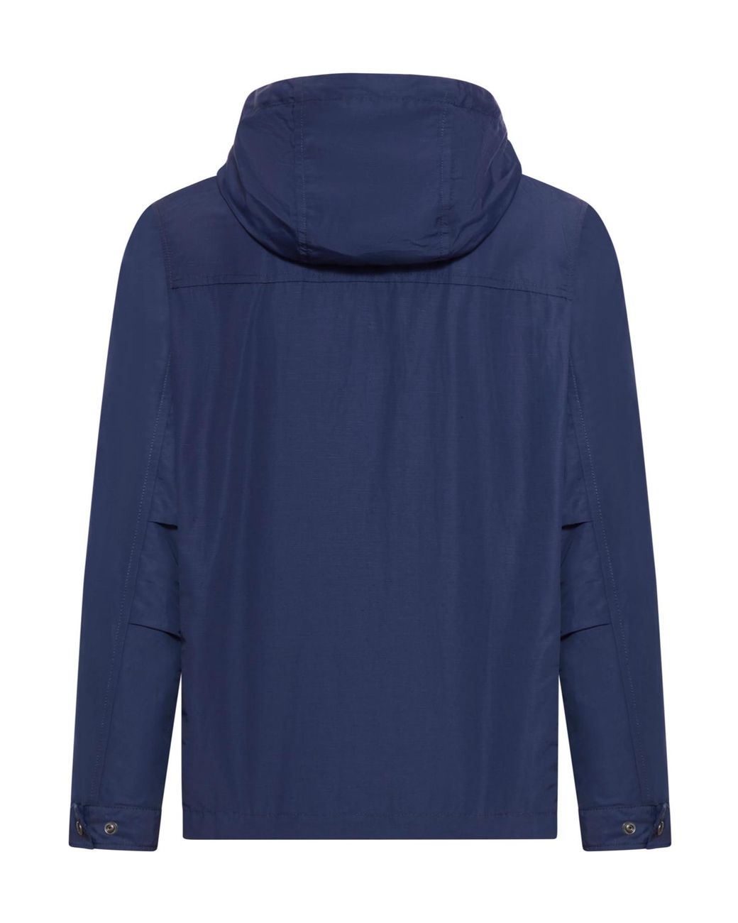 Fay Blue Zip-Up Hooded Jacket for men