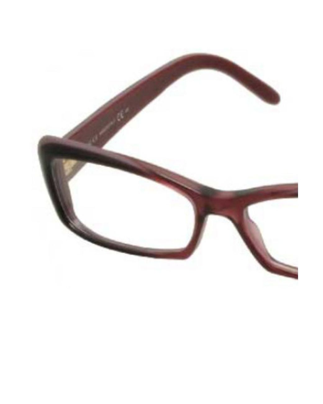 Gucci White Logo Details Flat Mirror