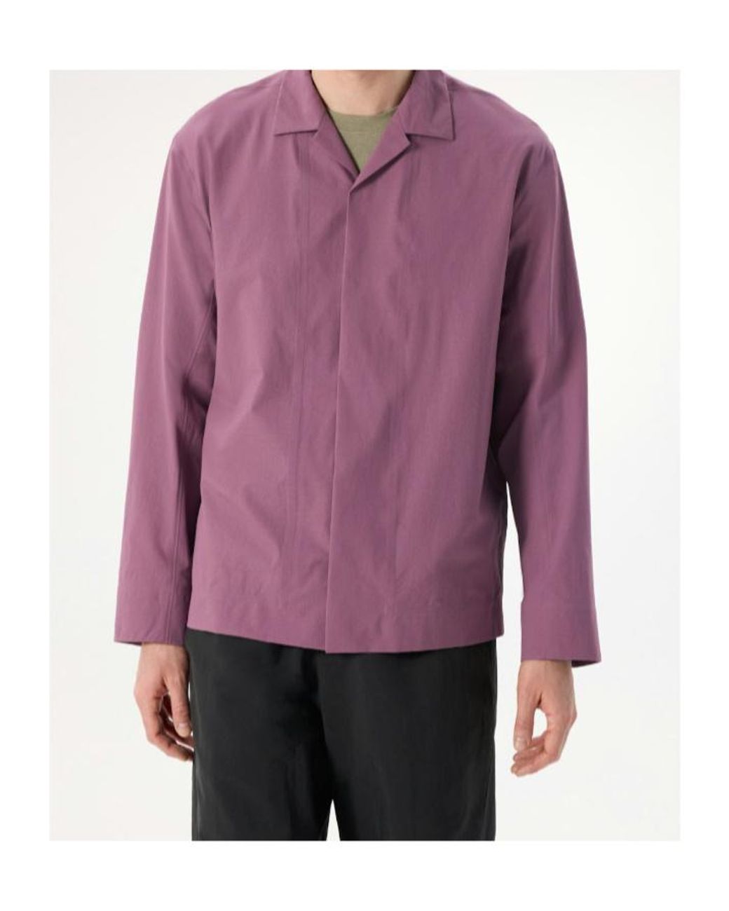 Veilance Purple Cusec Shirt Ls for men