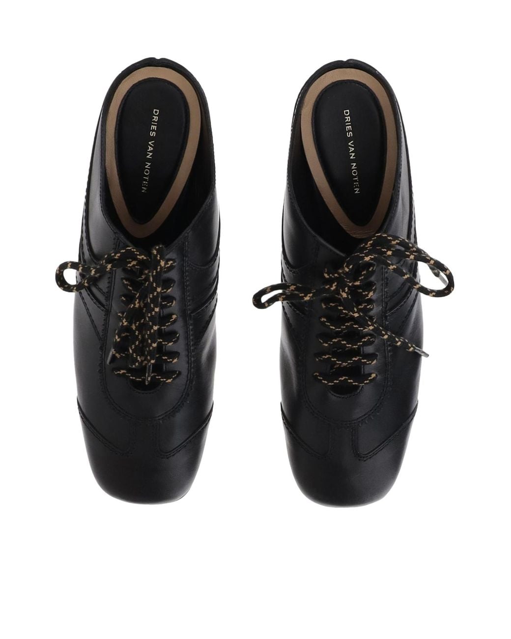 Dries Van Noten Black Slingback High-Heeled Sandals