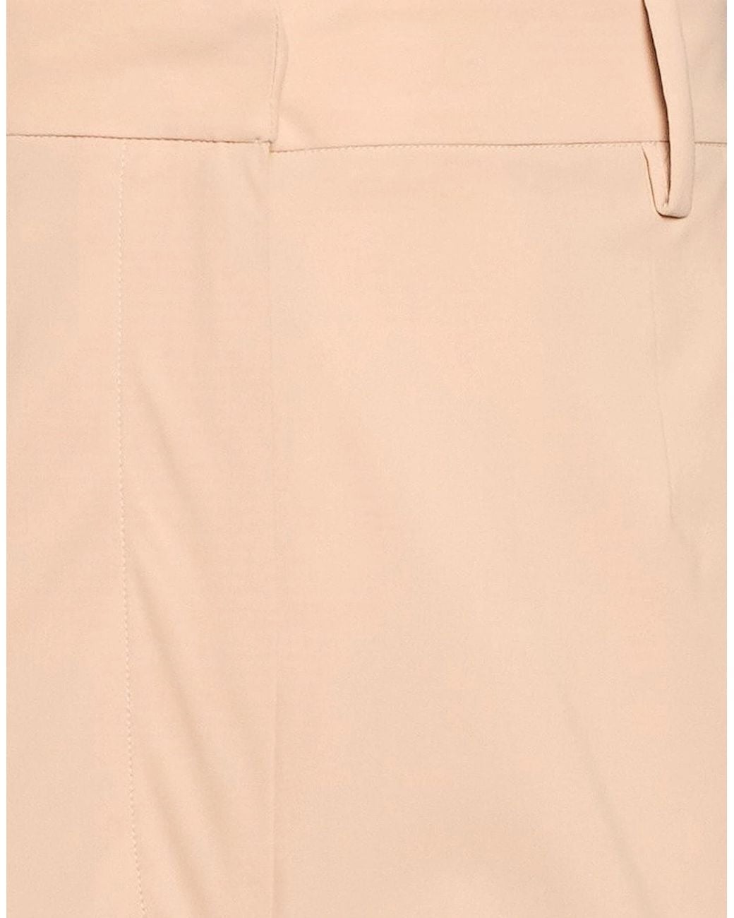 MM6 by Maison Margiela Natural Solid Color Straight-Leg Pants