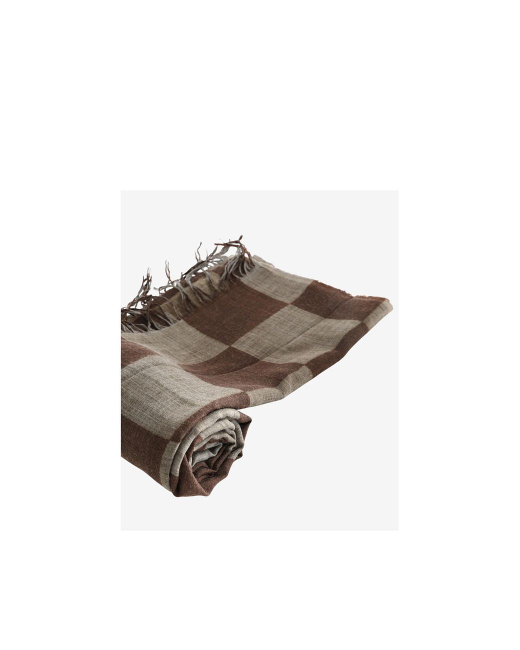 Uma Wang Multicolor Plaid Scarf
