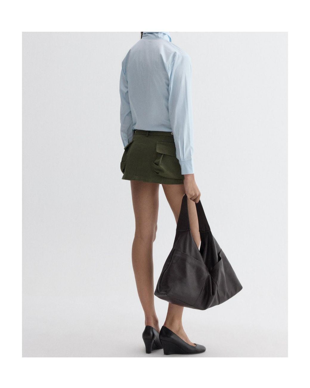 GIMAGUAS Blue Chris Pleated Front Shirt