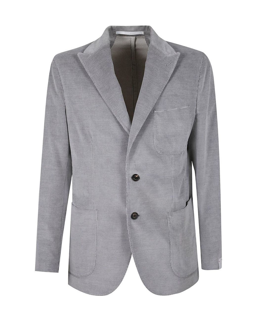 Eleventy Gray Single Breasted Tailored Blazer for men